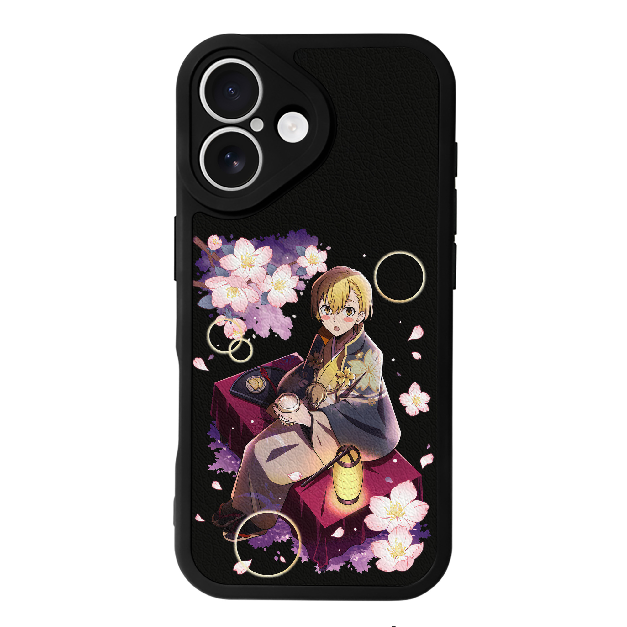 （画像用） 文豪ストレイドッグス Bungo Stray Dogs 【iPhone 16シリーズ対応】シリコンスマホケース（レザー調） 材質：シリコン